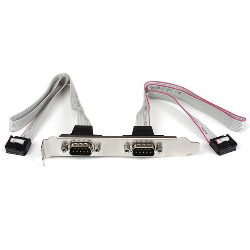 StarTech.com 2 Port 16in DB9 Serial Port Bracket to 10 Pin Header StarTech.com 2 Port 16in DB9 Serial Port Bracket to 10 Pin Header
